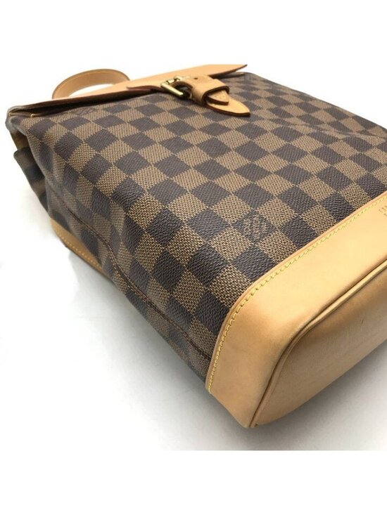Louis Vuitton Damier Harlequin Leather Backpack Brown main image 5